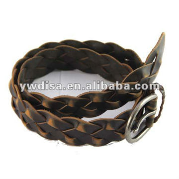 Wide Braided Leather Belt Wholesale